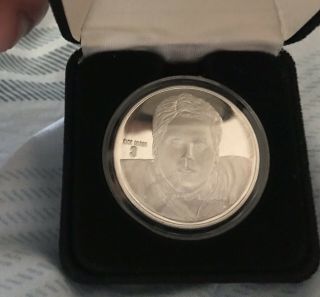 Rick Mirer 1 Ounce.  999 Fine Silver Medallion Highland Seattle Seahawks 2