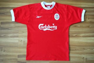 Size S Liverpool 1998/99/2000 Home Football Shirt Jersey Camiseta Small Reebok