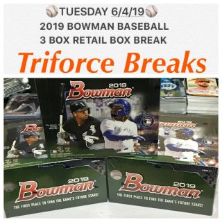 Tampa Bay Rays 2019 Bowman Baseball 3 Box Retail Break Mlb Wander Franco ?