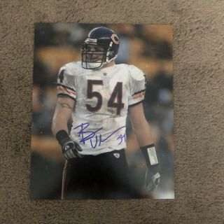 Brian Urlacher Signed Chicago Bears Autographed 8x10 Photo