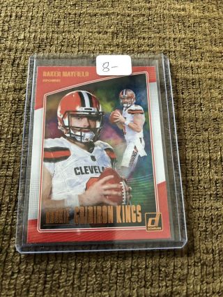 Baker Mayfield 2018 Panini Donruss Rookie Gridiron Kings Rgk - 3 Cleveland Browns