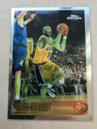 1996 - 97 Topps Chrome Rc Rookie Card Kobe Bryant 138