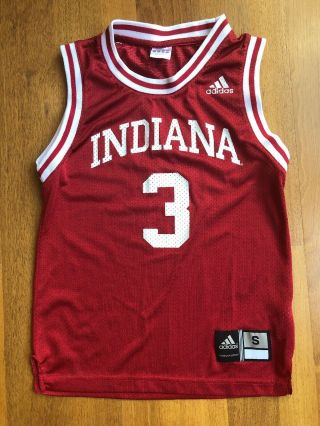 Adidas Indiana Hoosiers Justin Smith Dj White 3 Basketball Jersey Youth Small 8