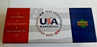 Baseball Cards 2004 Upper Deck Usa 25th Anniversary 3 Autos Jersey & Jersey Card