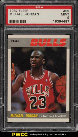 1987 Fleer Basketball Michael Jordan 59 Psa 9 (pwcc)