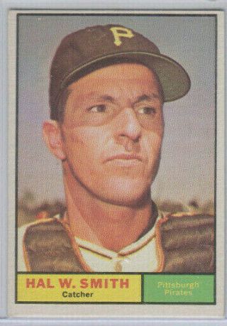 1961 Topps 242 Hal W.  Smith Pittsburgh Pirates Nm,  Sp Tough Card