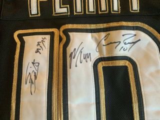 Corey Perry 10 Anaheim Ducks Autographed Jersey,  2 Other Singatures