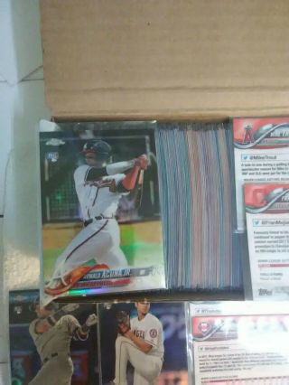 2018 Topps Chrome Refractor Complete Set & F.  Flash & 83rd Anniversary Set
