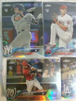 2018 Topps Chrome Refractor Complete Set & F.  Flash & 83rd Anniversary set 3