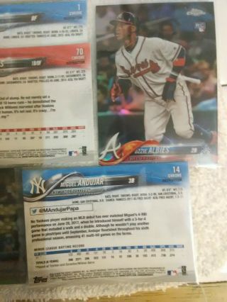 2018 Topps Chrome Refractor Complete Set & F.  Flash & 83rd Anniversary set 5