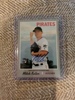 2019 Topps Heritage High Number Mitch Keller Real One Auto