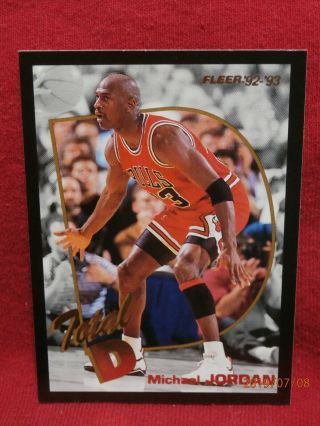 1992 - 93 Total D Michael Jordan Card 5 Of 15 (psa 10?)