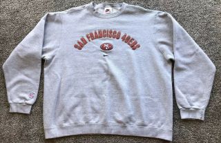 Vintage Nike San Francisco 49ers Men’s Crewneck Sweater Size 2xl