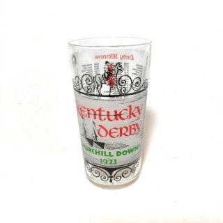 1973 Kentucky Derby Churchill Downs Julep Glass