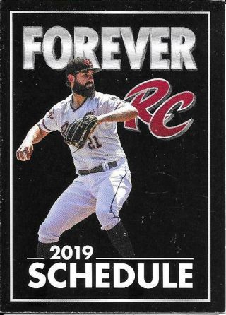 2019 Sacramento Rivercats (pacific Coast League) Baseball Pocket Schedule