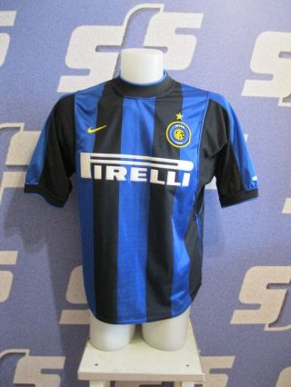 Inter Milan 2000/2001 Home Sz S Internazionale Nike Shirt Jersey Maillot Soccer