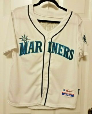 Authentic Majestic Cool Base Ken Griffey Jr Jersey Size S Small