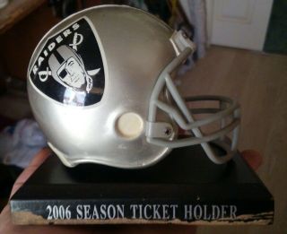 Rare Oakland Raiders Season Ticket Holder Helmet 2006