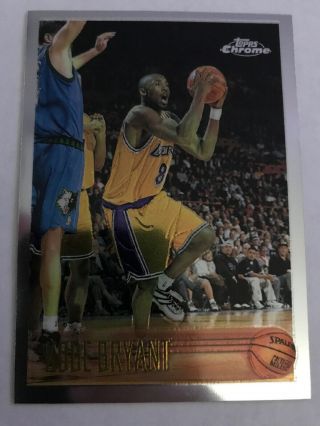 1996 - 97 Topps Chrome Rc Rookie Card Kobe Bryant 138 
