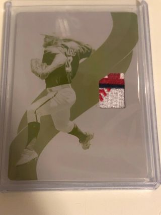 2019 Immaculate Stephen Strasburg Nationals Game Jersey Printing Plate 1/1