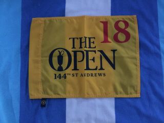 2015 British Open St Andrews Official Pin Flag -
