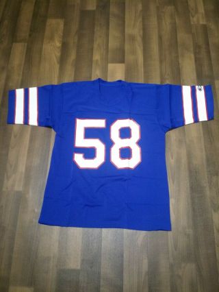 Vintage 80’s Buffalo Bills Shane Conlan 58 Buffalo Bills Football Jersey