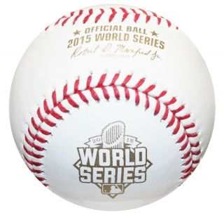 2015 World Series Rawlings Mlb Official Game Baseball Kansas City Royals Boxed
