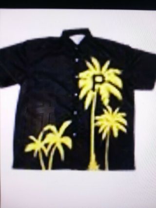 Pittsburgh Pirates Adult Extra Large (xl) Hawaiian Sga Shirt 7/6/19
