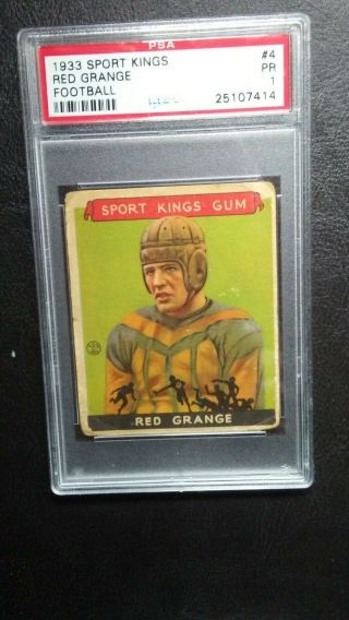 1933 Goudey Sport Kings 4 Red Grange Psa1