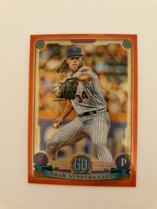 Noah Syndergaard 2019 Topps Gypsy Queen Chrome Red Refractor 