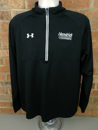 Hendrick Motorsports Under Armour 1/4 Zip Pullover Team Issued L/s Shirt Large