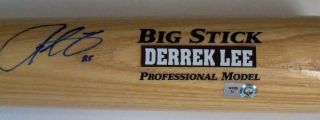 Derek Lee Autograph Signed Rawlings Adirondack Professional Model Bat MLB Authen 2