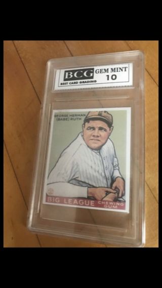 Babe Ruth 1933 Big League Chewing Gum No.  181