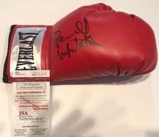 Pernell " Sweet Pea " Whitaker Autographed Signed Boxing Glove Jsa