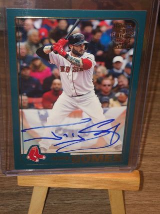 2019 Topps Archives Auto Johnny Gomes Red Sox Jersey