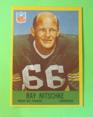 1967 Philadelphia Football 79 Ray Nitschke Exmt