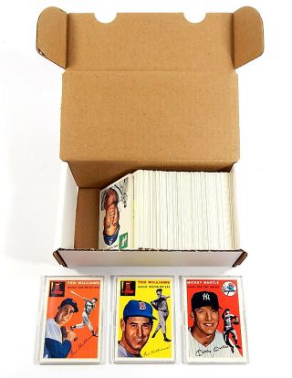 1954 Topps Archives Baseball Set (259) Nm/mt Includes 2 Williams 1 Mantle