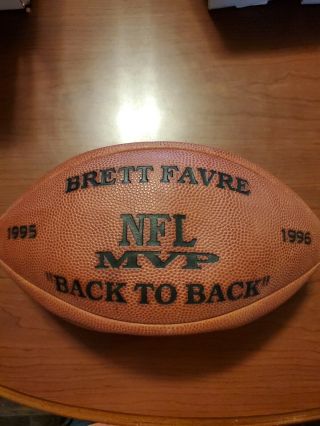 Green Bay Packers Brett Favre Autographed Wilson Football