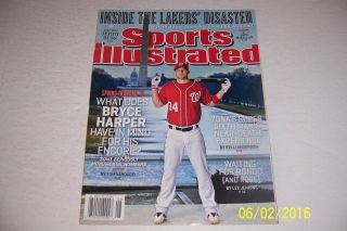 2013 Sports Illustrated Washington Nationals Bryce Harper No Label News Stand