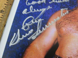 Signed Bruno Sammartino Professional Wrestler Photo 2