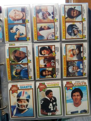1979 Topps Football Cards Complete Set 1 - 528 - Earl Campbell Rc,  Payton Ex - Mt,