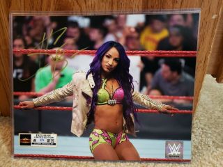 Wwe Sasha Banks Autograph Wrestlemania 35 Superstore Exclusive 8x10 Photo 33/35