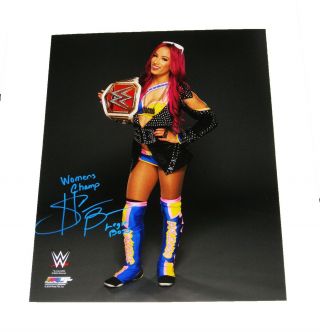 WWE SASHA BANKS HAND SIGNED AUTOGRAPHED 16X20 PHOTOFILE PHOTO WITH PIC PROOF 2 4