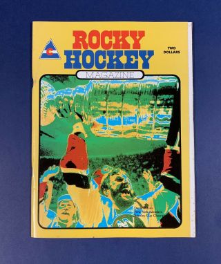 1981 - 82 Colorado Rockies Rocky Hockey Game Program Vs.  York Islanders Nhl