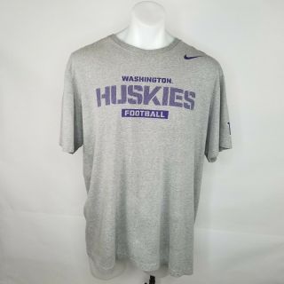 Nike Regular Fit University Of Washington Huskies Football T Shirt 2xl Good