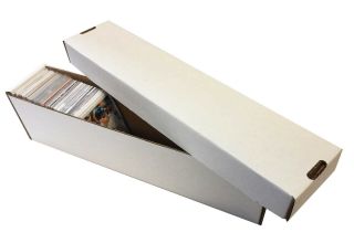 Bundle 25 800ct 2pc Vertical Cardboard Baseball Trading Card Storage Boxes 802