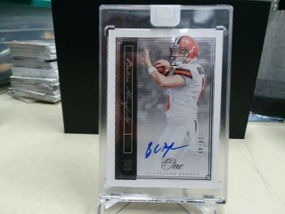 2018 Panini One Baker Mayfield Rookie Rc Auto 16/49