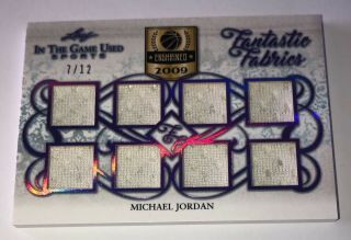 2019 Leaf Itg Game Michael Jordan 8 Piece Game Jersey Card D 7/12