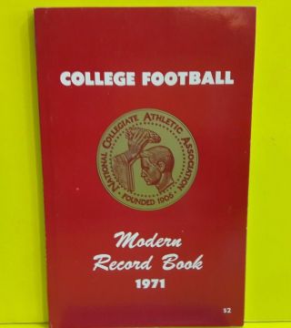 1971 Ncaa College Football Modern Record Book Media Guide