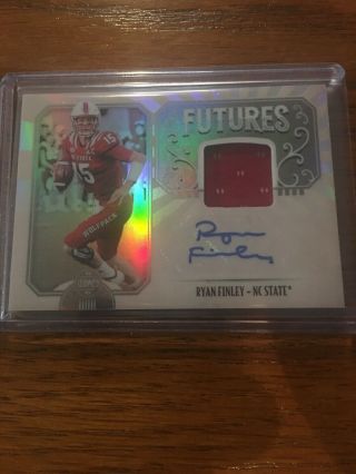 2019 Panini Legacy Futures Ink Rookie Patch Rc Auto Rpa Ryan Finley